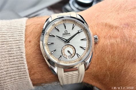 omega seamaster aqua terra beige